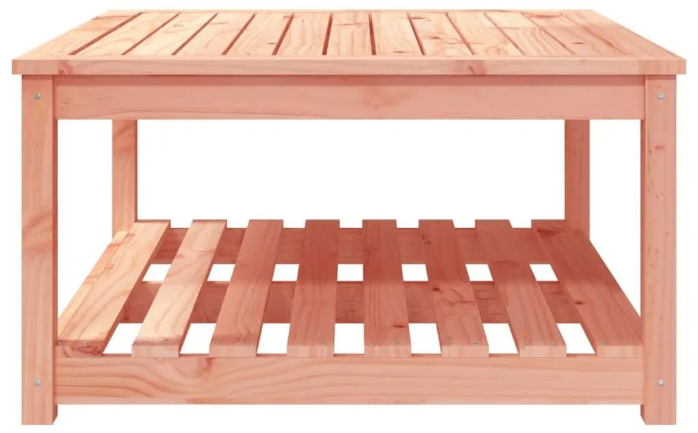 Tavolo da giardino 82,5x82,5x45 cm in legno massello di douglas