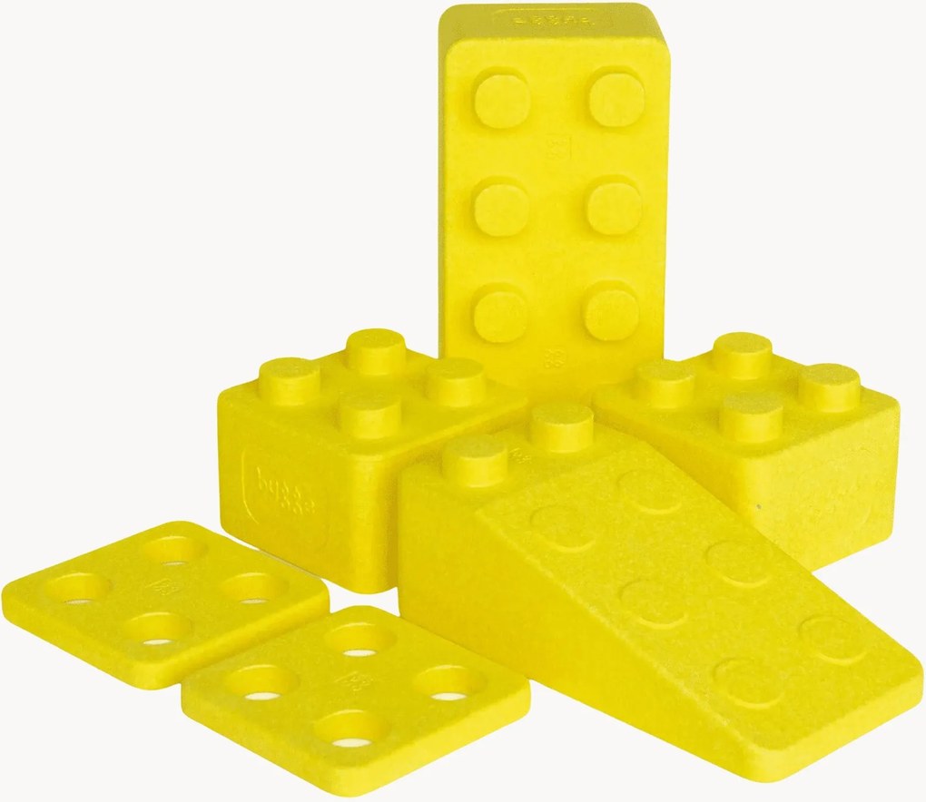 Set di 6 mattoncini da costruzione Monokrom