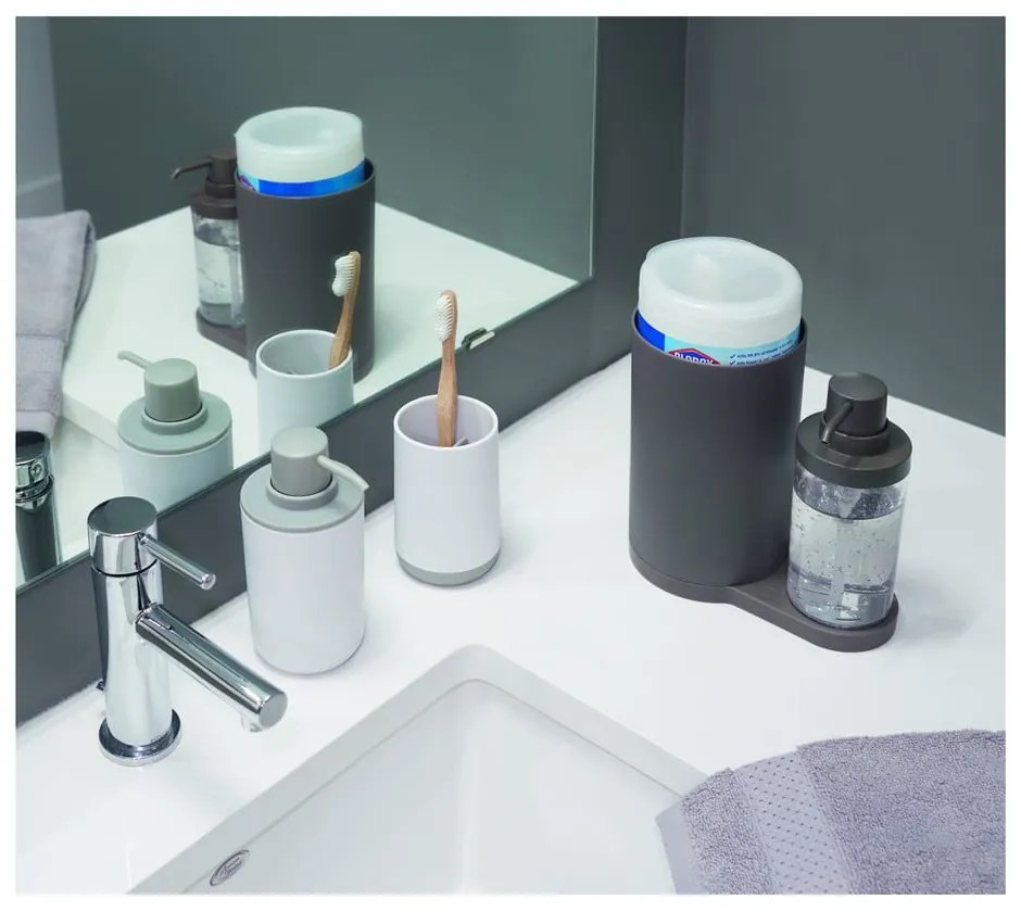 Set per il lavaggio a mano grigio Clean - iDesign