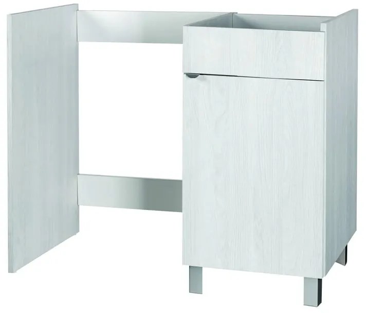 Mobile coprilavatrice Exe dx 1 anta in truciolare olmo perla P 60 x L 108 x H 92.5 cm