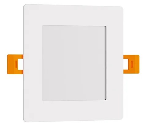 Pannello LED Quadrato 8W 800lm Foro 110x110mm Osram chip LED Colore Bianco Caldo 3.000K