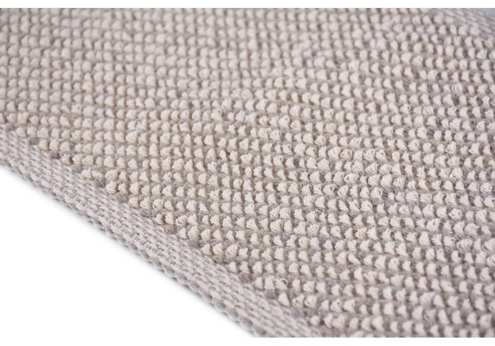 Passatoia per scale grigio chiaro in cotone set da 16 pz 25x65 cm Kumsal Bej - Vitaus