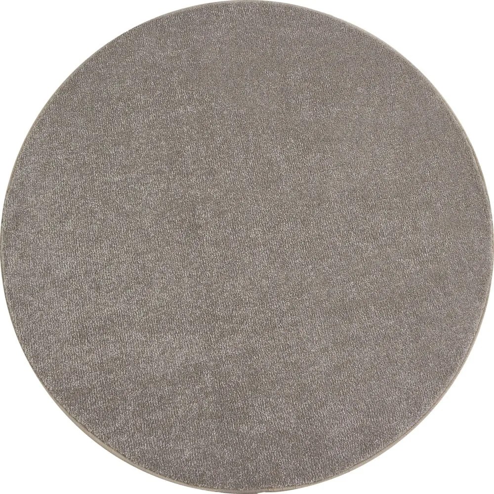 Tappeto rotondo marrone chiaro ø 200 cm Ata - Ayyildiz Carpets