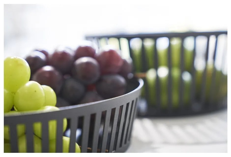 Fruttiera nera , ⌀ 25 cm Tower - YAMAZAKI