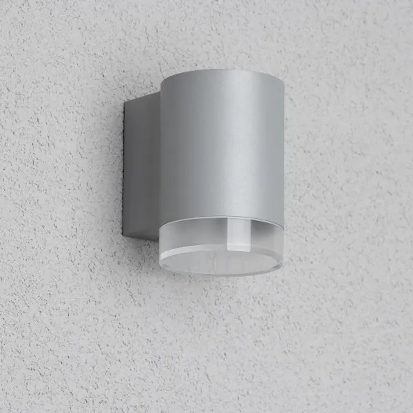 Brilagi - Applique da esterno LED RGBW MATERA 1xGU10/6W/230V grigio IP54