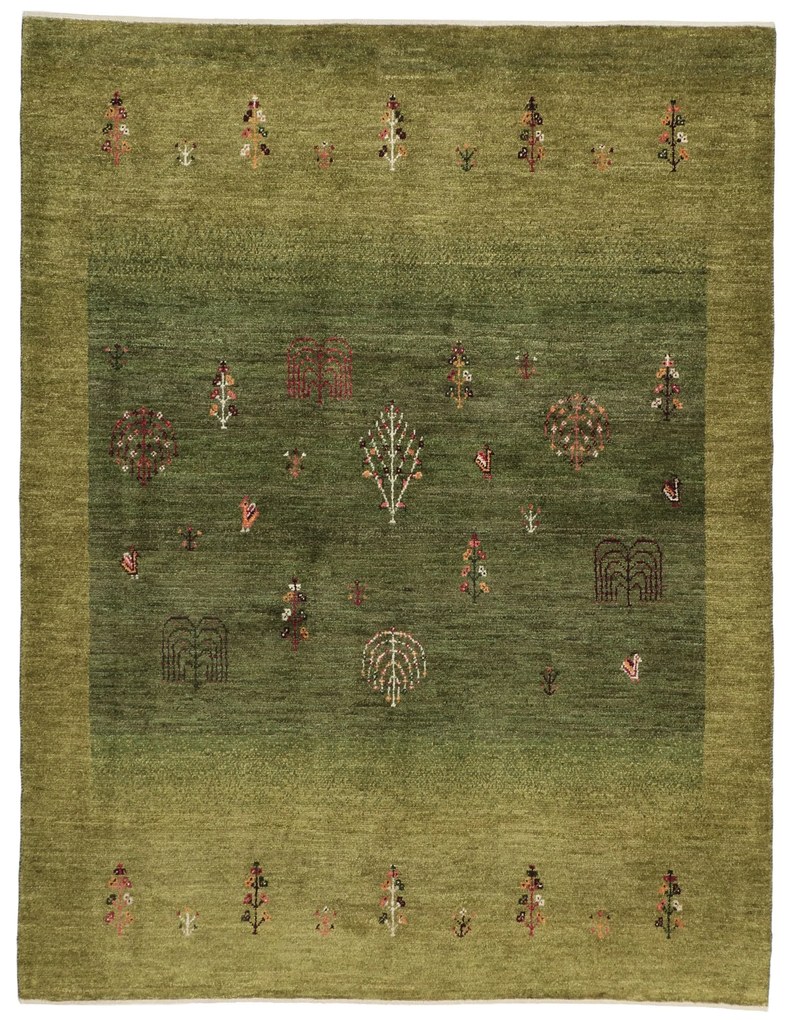 Gabbeh Tappeto 200 x 150 (Iran) Annodato A Mano
