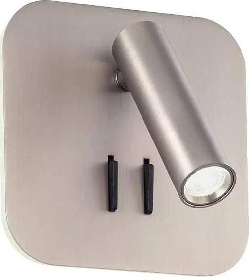 Redo 01-2978 - Lampada da parete LED QUDA LED/6W/230V + LED/3W CRI 90 cromata