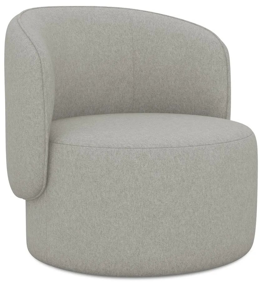 Poltrona grigio chiaro Ipo – Makamii