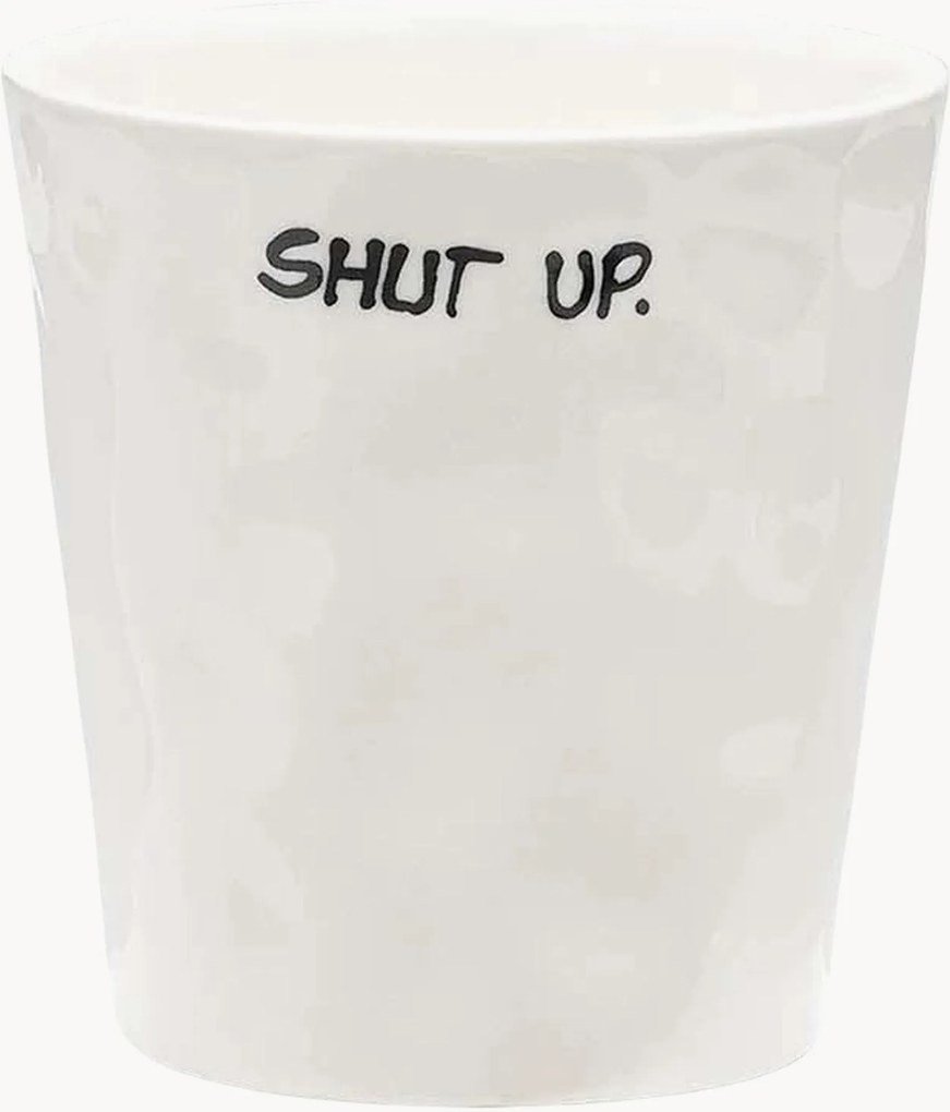 Tazza da caffè in ceramica Shut Up