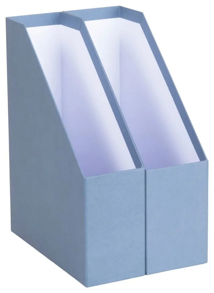 Organizer in cartone per documenti in set da 2 Viola - Bigso Box of Sweden