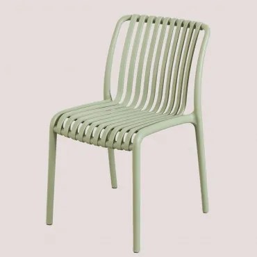 Confezione da 2 sedie impilabili Jardín Wendell Celadon - Sklum