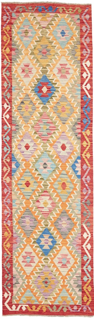 Kilim Tappeto 290x80 (Pakistan) Tessuto A Mano