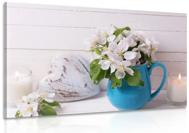 Quadro su tela – Fiori nel vaso