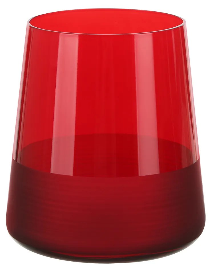 Bicchiere acqua 420 ml vetro rosso Blaze
