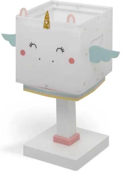 Dalber 64591 - Lampada per bambini LITTLE UNICORN 1xE14/8W/230V