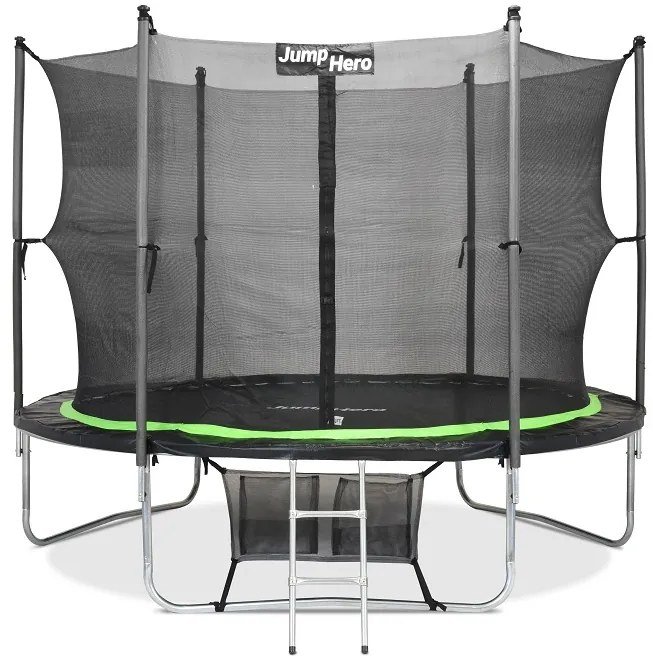 Trampolino da giardino premium con rete interna 305cm Jump Hero 10FT