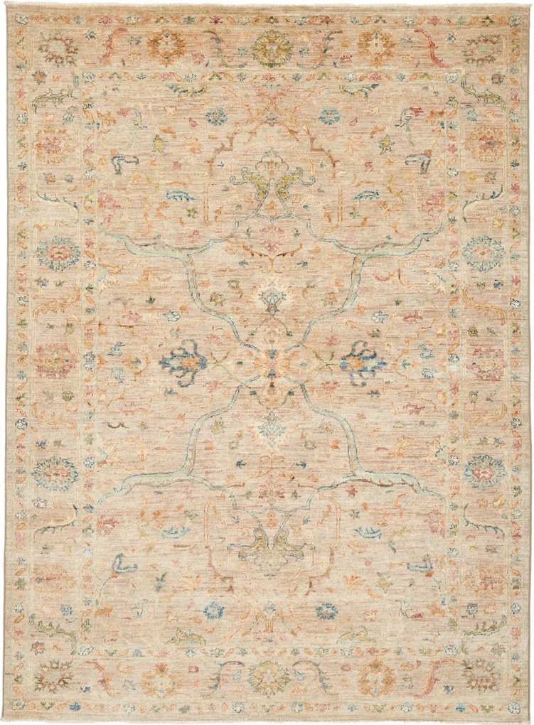 Ziegler Tappeto 200x150 Beige (Pakistan) Annodato A Mano