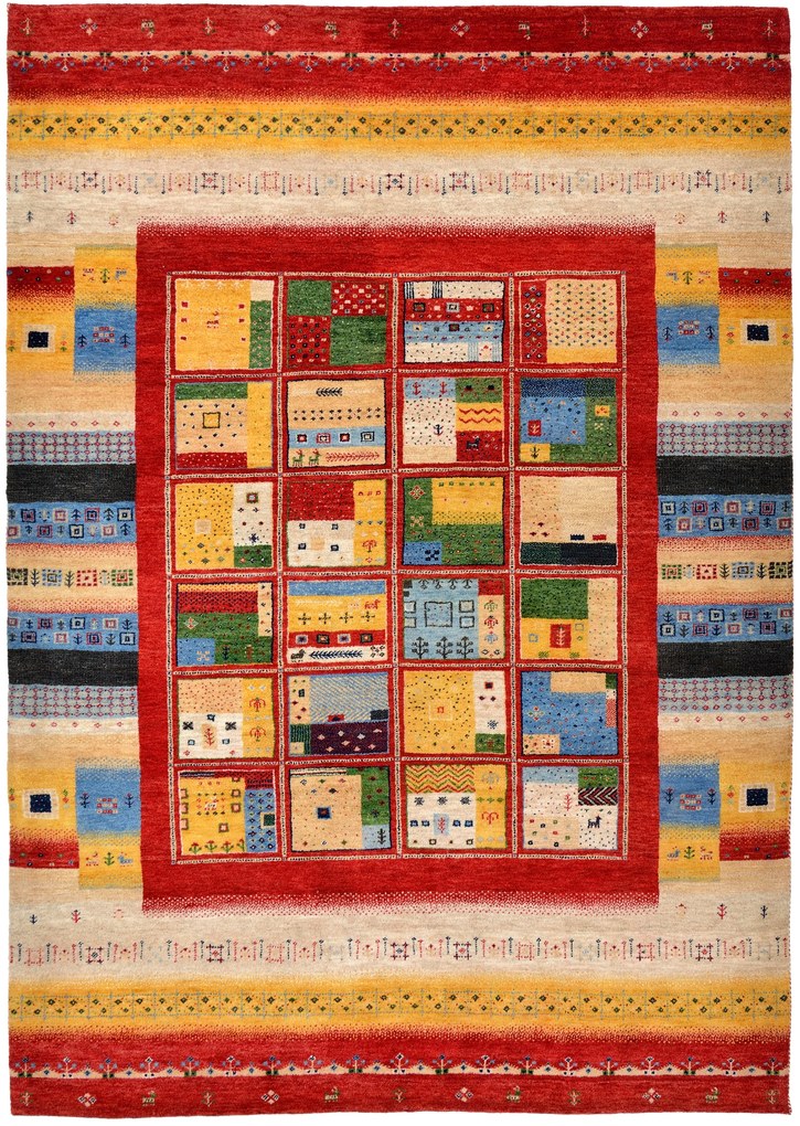 Loribaft Tappeto 170 x 240 (Indian) Annodato A Mano