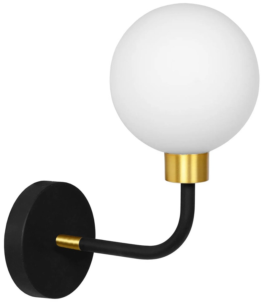 Lampada da parete APP1301-1W Black Gold
