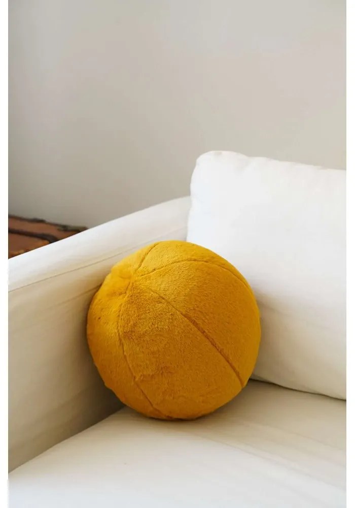 Cuscino decorativo in micropile ø 25 cm Top – Mioli Decor