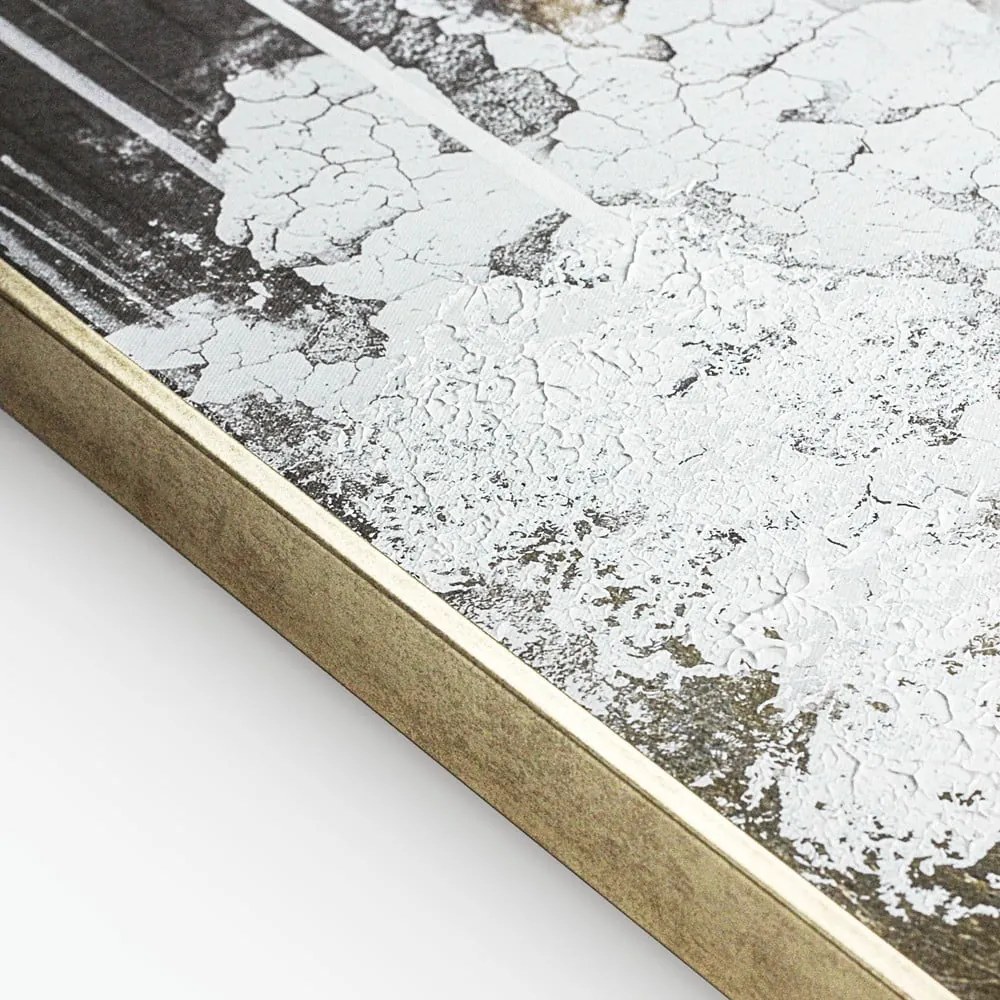 Quadro con elementi dipinti a mano 70x100 cm Mary - Styler