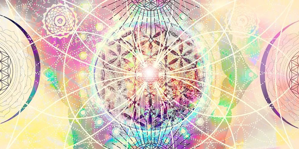 Quadro su tela – Mandala in design interessante