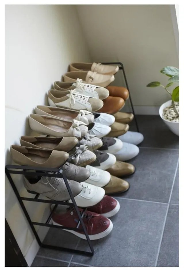 Scaffale nero regolabile a 3 livelli Maebashi - YAMAZAKI