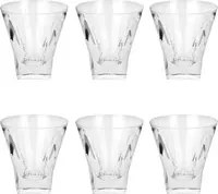 Set 6 bicchieri acqua 270 ml vetro Fusion RCR