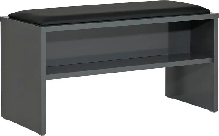 Pensile bagno Solitaire nero in truciolare PELIPAL P 22 x L 30 x H 70 cm