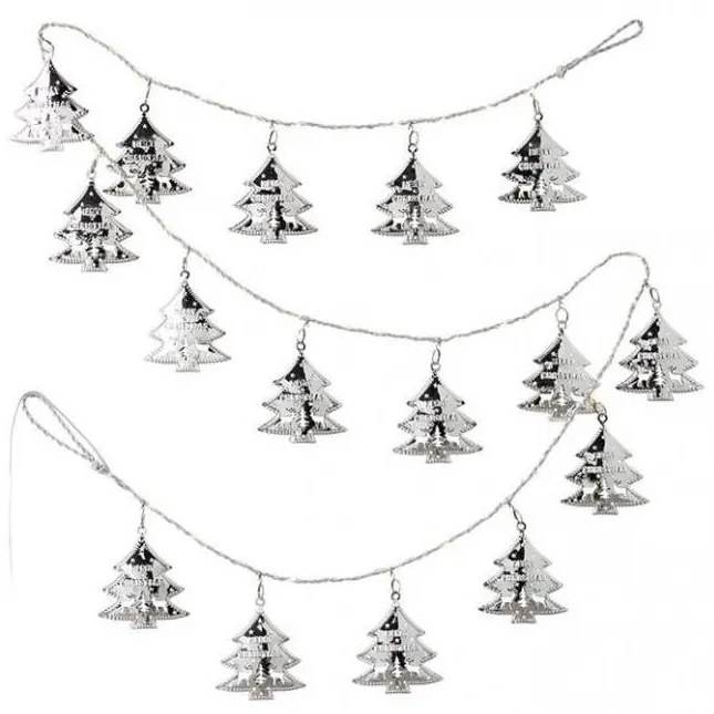 Markslöjd 704981 - Catena decorativa LED GERDA 40xLED/2xAA 1,8m bianco caldo