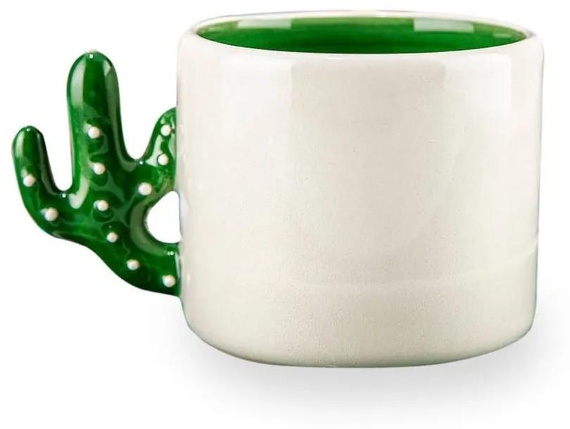 Tazze in ceramica bianco-verde in set da 2 pezzi 0,18 l - Hermia