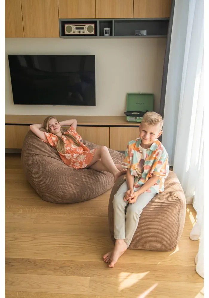 Puof a sacco arancione Plus 50 Lounge – SLOWDOWN