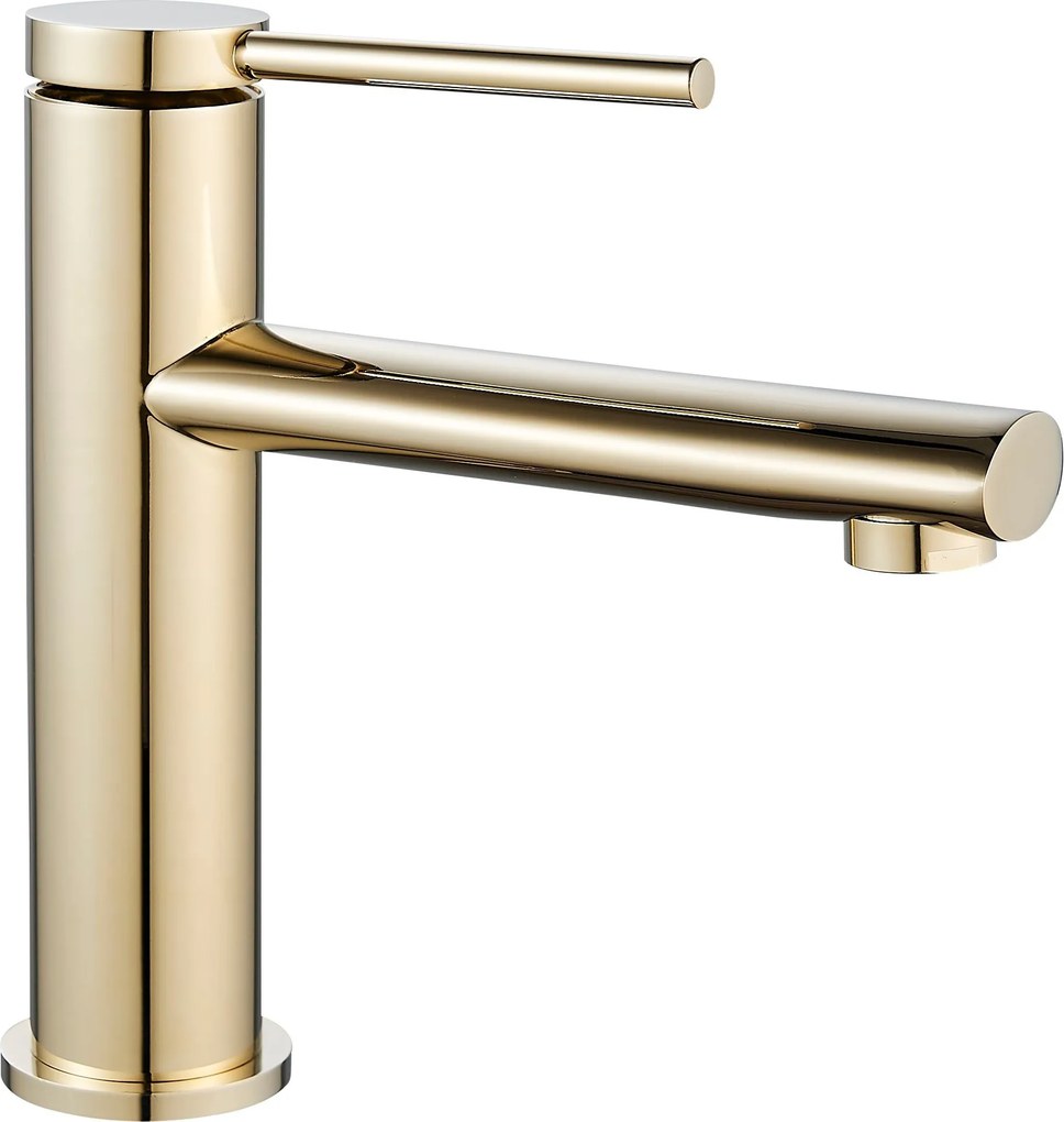 Rubinetto da lavabo REA OVAL GOLD low