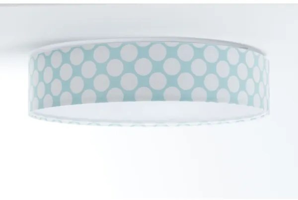 Plafoniera LED GALAXY KIDS 24W 230V verde/bianco a pois