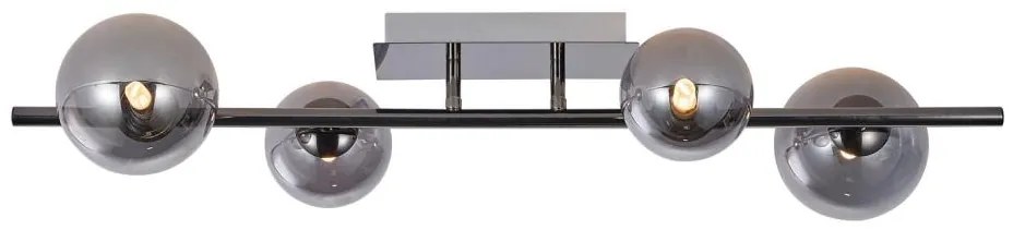 Wofi 7014-405W - Lampadario a plafone LED VILLA 4xG9/3W/230V nero