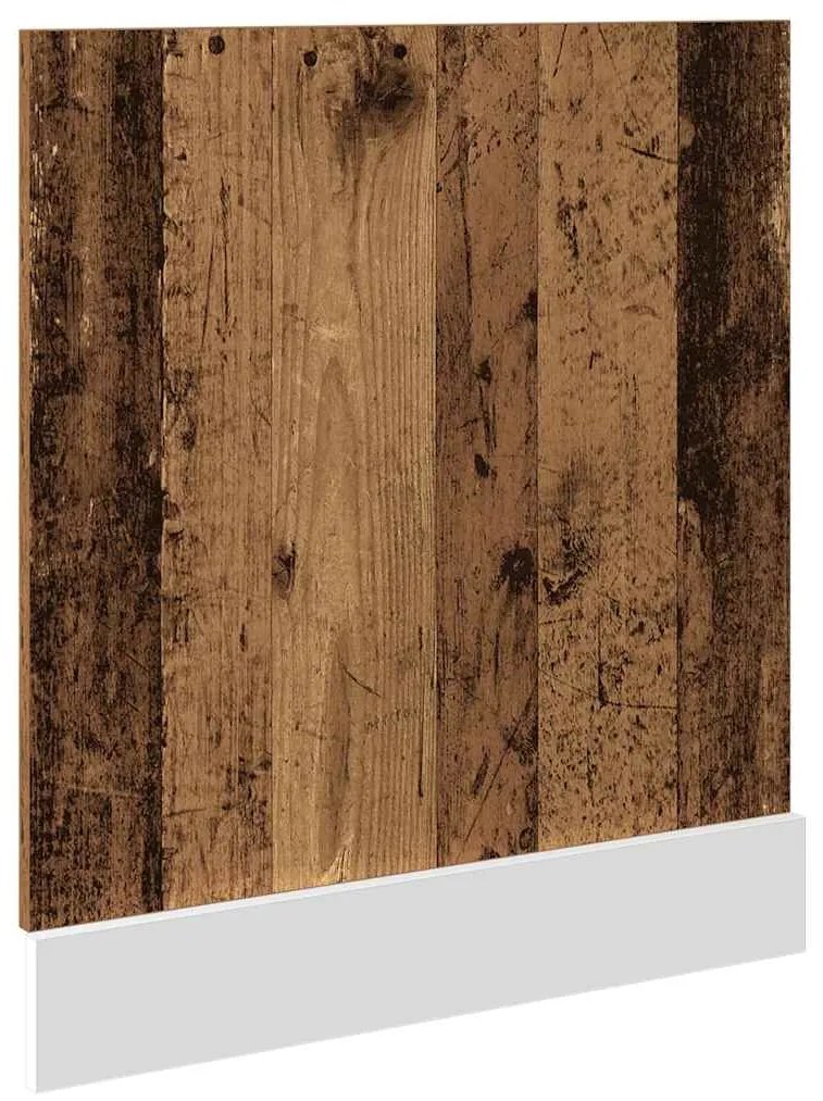 Pannello lavastoviglie antico 60x1,5x67 cm legno multistrato