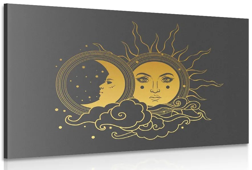 Stampa su tela – Armonia tra sole e luna