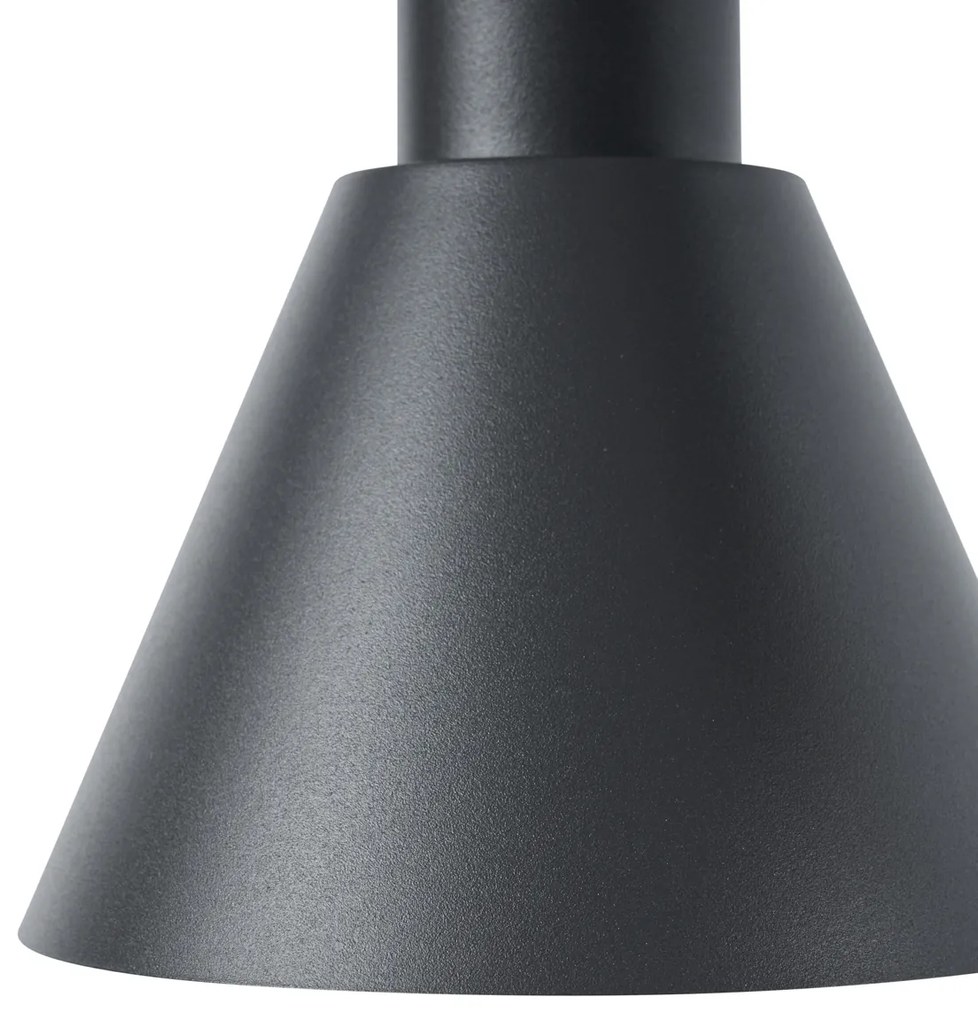 Lampada a sospensione moderna nera a 6 luci - Biles