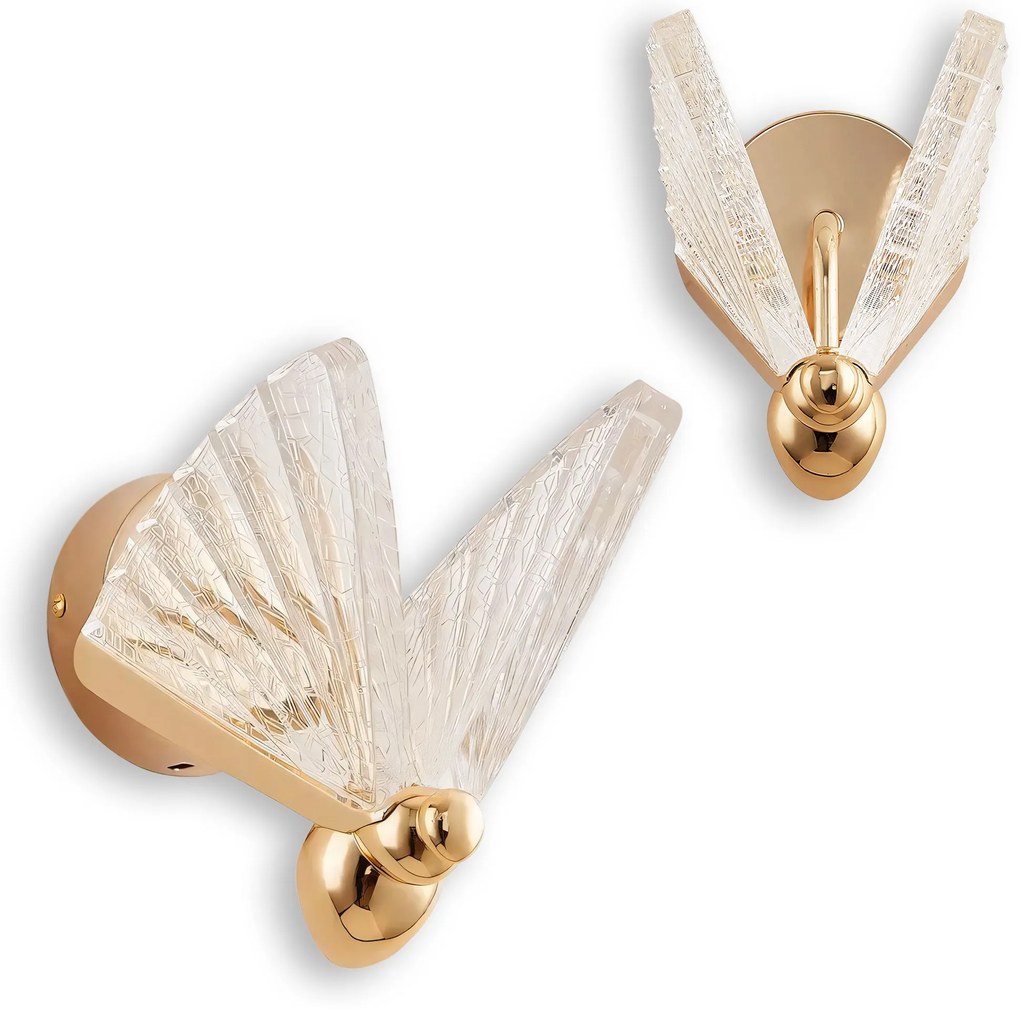 APPLIQUE DA PARETE LED LHJ104-1W LIGHT ROSE GOLD