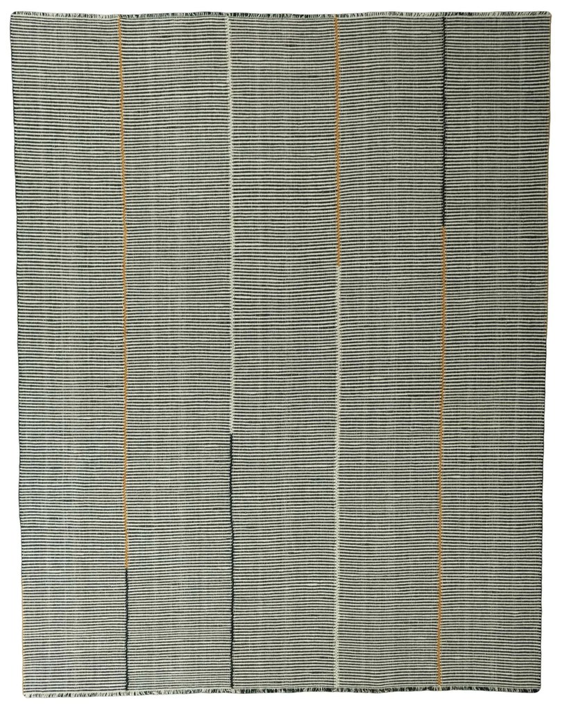 Kilim Tappeto persiano 370x290 Nero (Iran) Tessuto A Mano