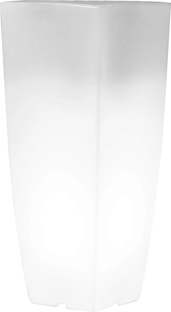 SILENTE - vaso luminoso rgb con pannello solare