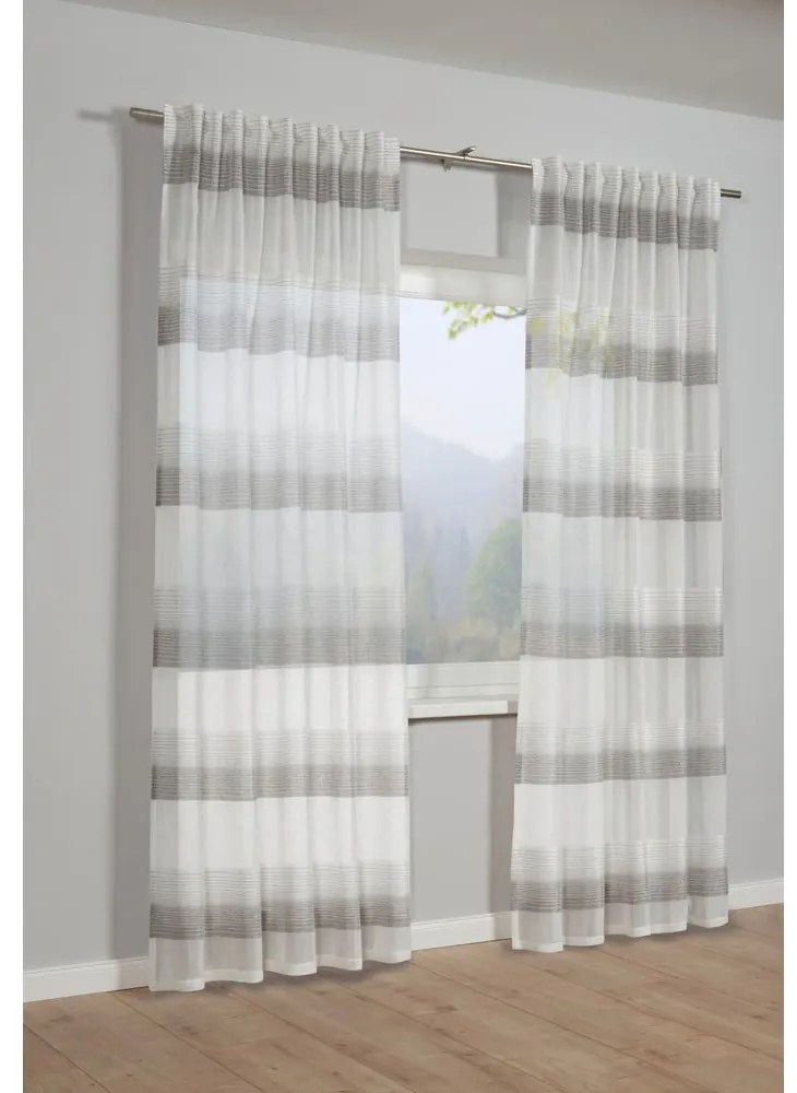 Tenda grigia 245x140 cm Etamine - Gardinia