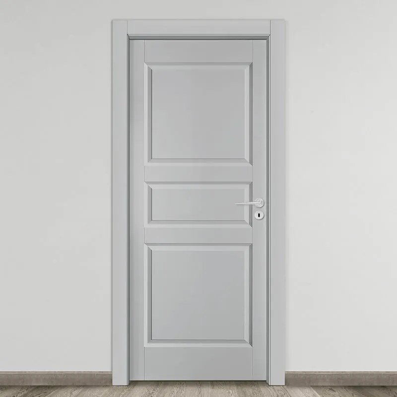 Porta battente New York grigio L 60 x H 210 cm sinistra