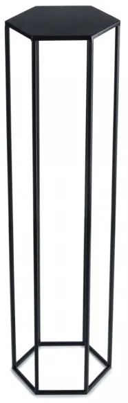 Portafiori 100x24 cm nero