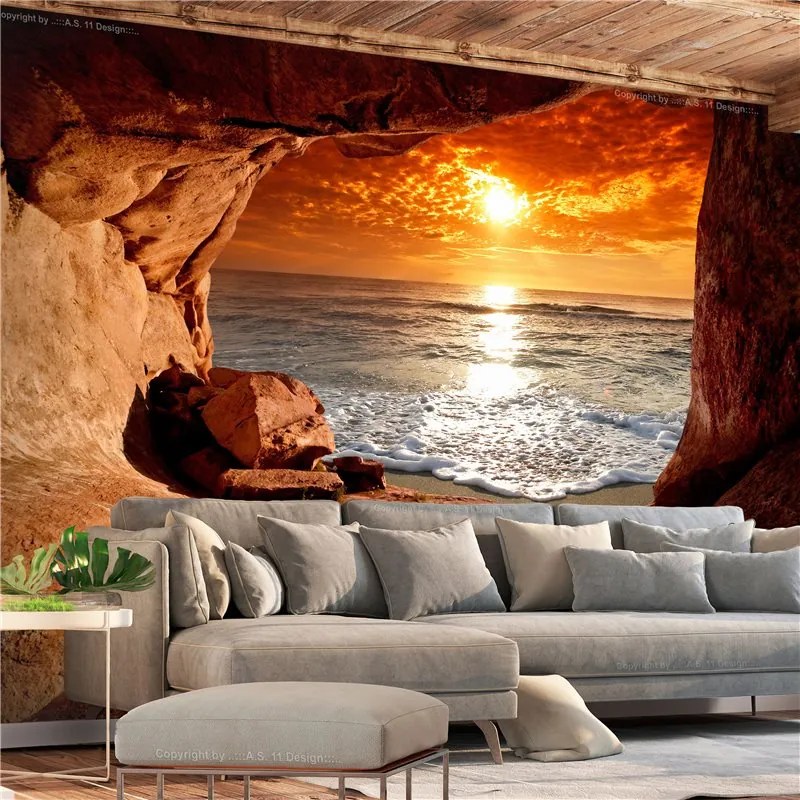 Fotomurale  Exit from the Cave  Colore Beige, Dimensioni e Misure 200x140