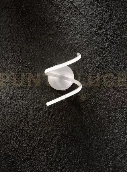 Applique in metallo verniciato bianco nest led 18w cct 3000k 4000k ...