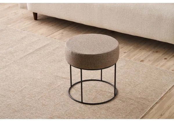 Pouf RELO Ø 40 cm marrone
