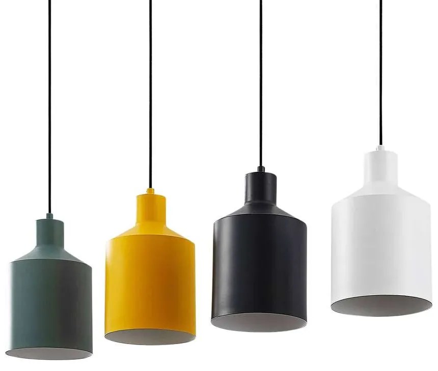 Lindby - Tirane Lampada a Sospensione Nero/Bianco/Verde/Giallo Lindby