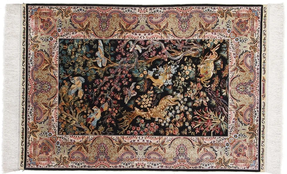 Hereke Tappeto 120x80 Rosa (Tacchino) Annodato A Mano