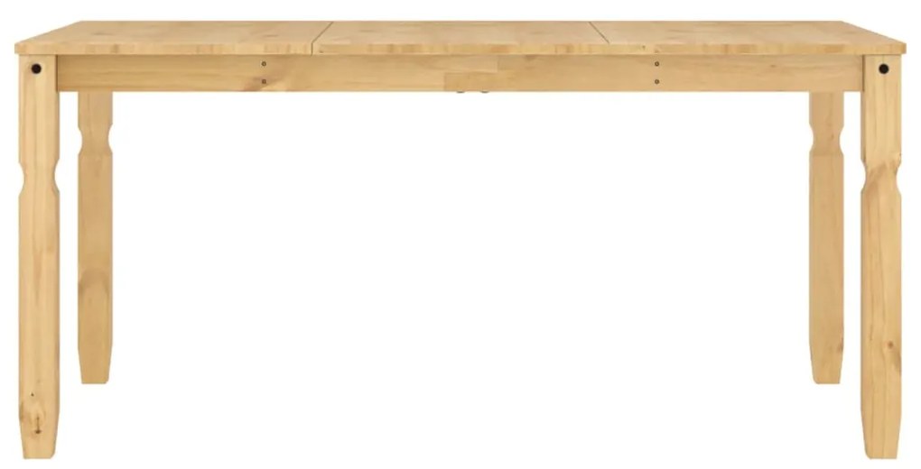 Tavolo da pranzo corona 160x80x75 cm in legno massello di pino